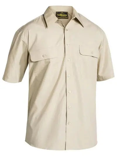 Bisley Workwear Permanent Press Shirt Short Sleeve BS1526